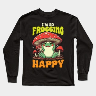 Frogging Happy Long Sleeve T-Shirt